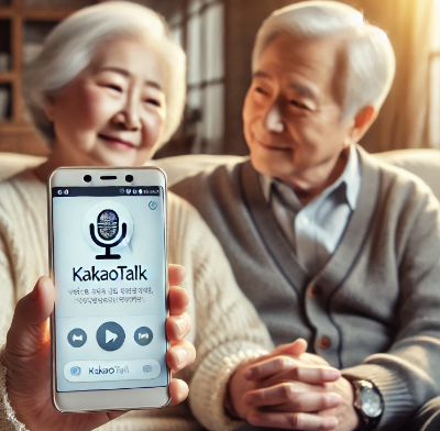 카카오톡 음성 메시지 관련 이미지