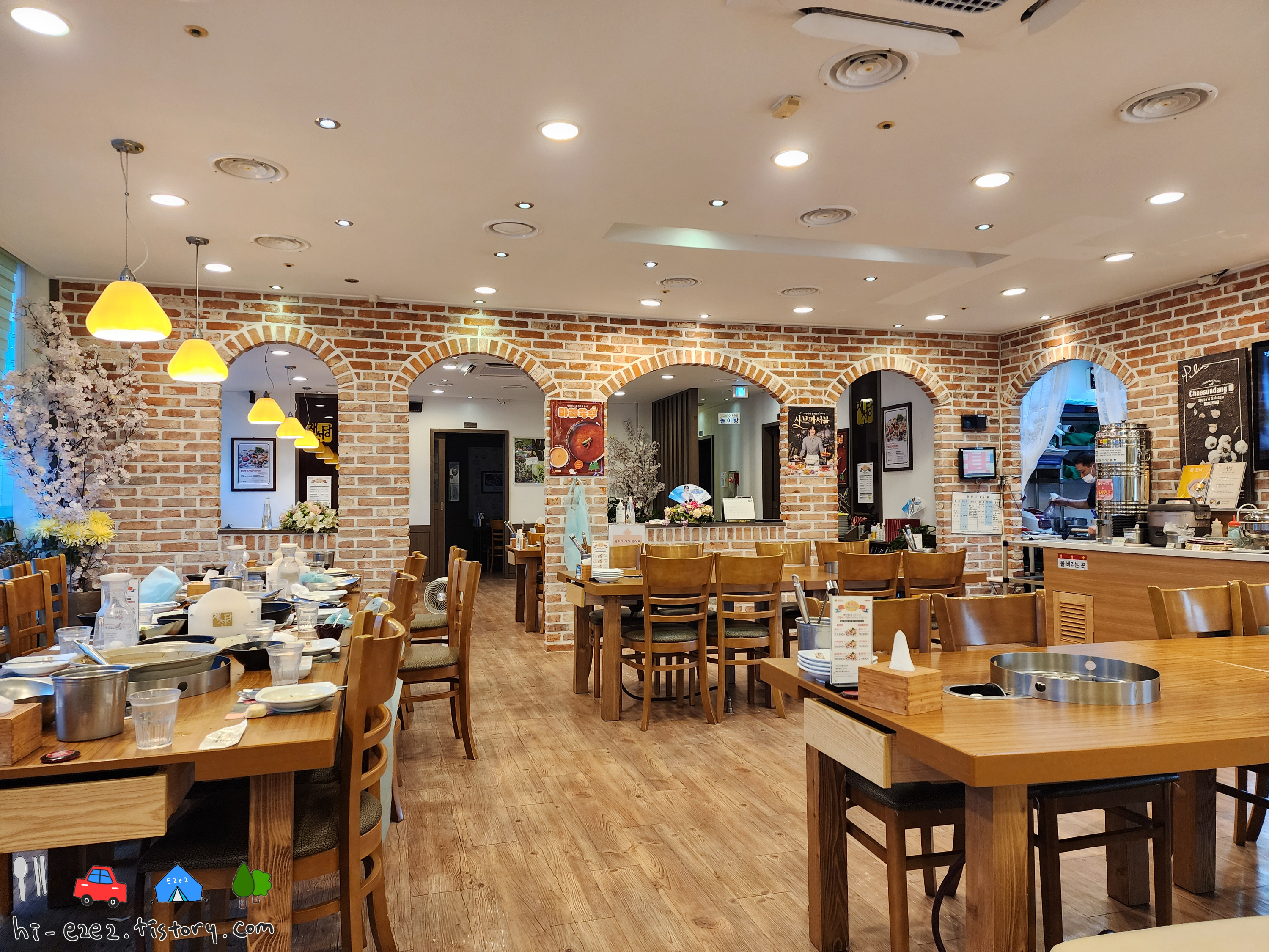 무안 채선당 실내 인테리어