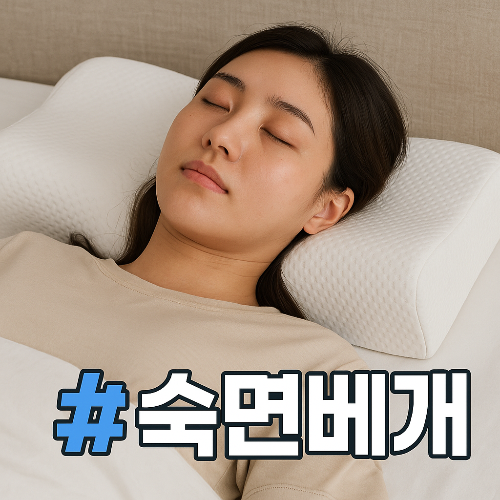 꿀잠 숙면 배게