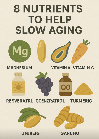 노화 늦출 수 있다, 8가지 영양소를 매일 챙기면 ! 관련 사진