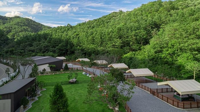 반려견과 함께, 그자리 야영장 소개