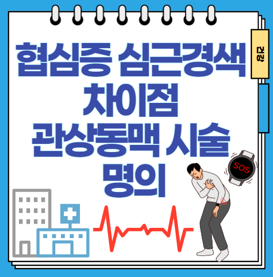 협심증-심근경색-차이-관상동맥-중재술-명의