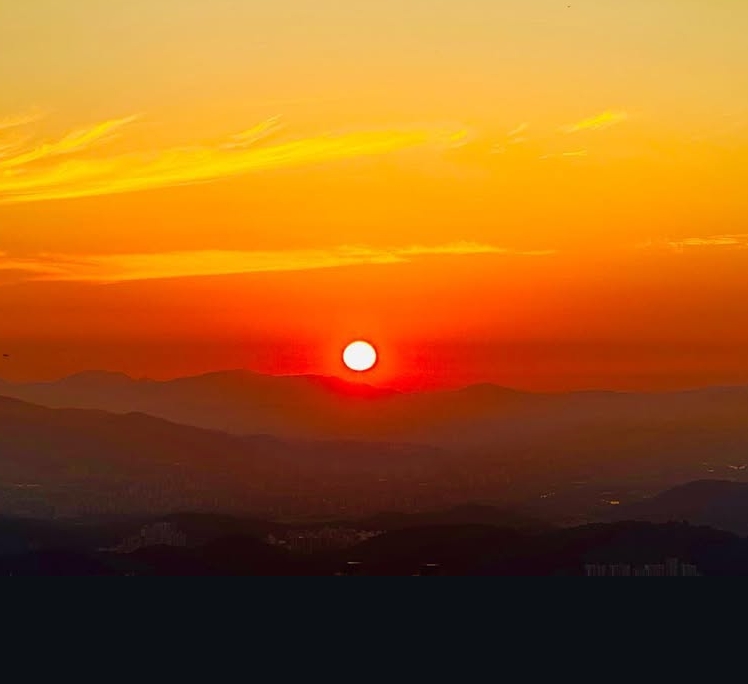 대구 해돋이 명소 앞산