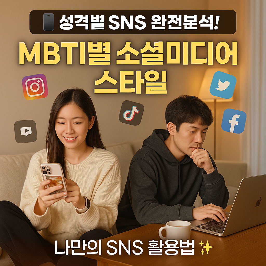 MBTI별 SNS 사용 스타일 완전정리