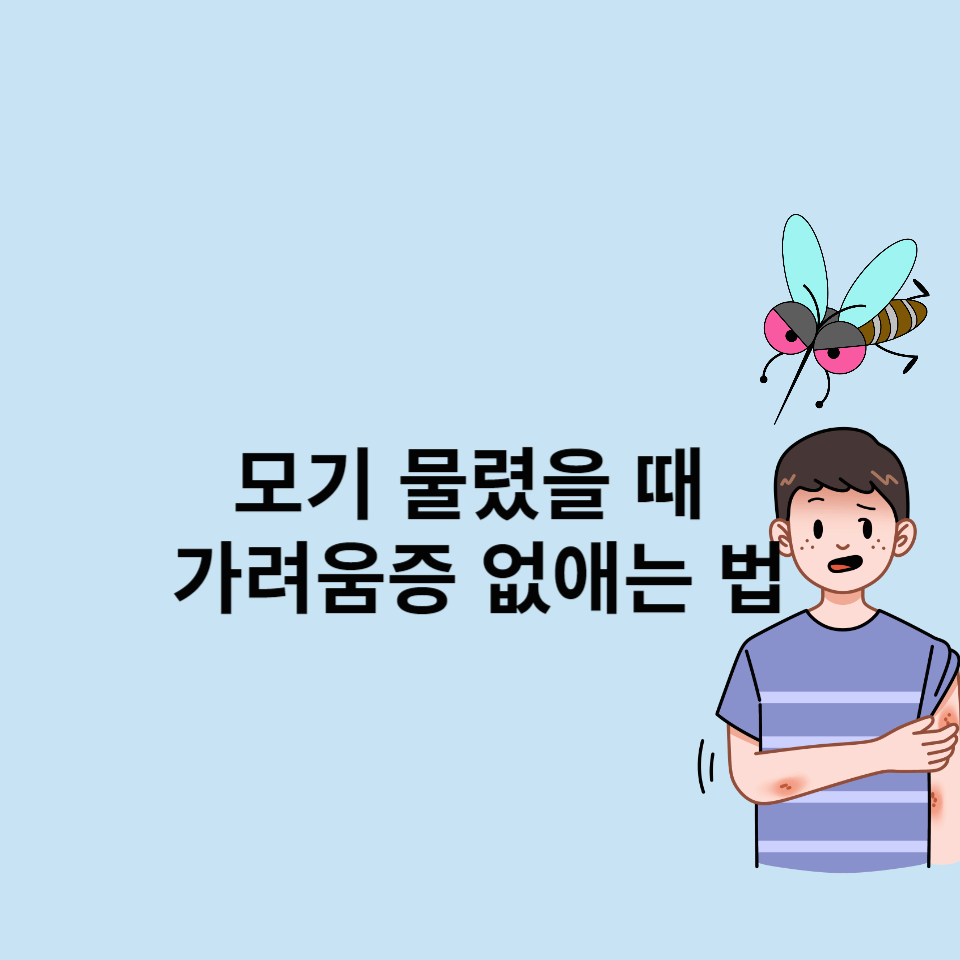 모기-물렸을-때-가려움증-없애는-법