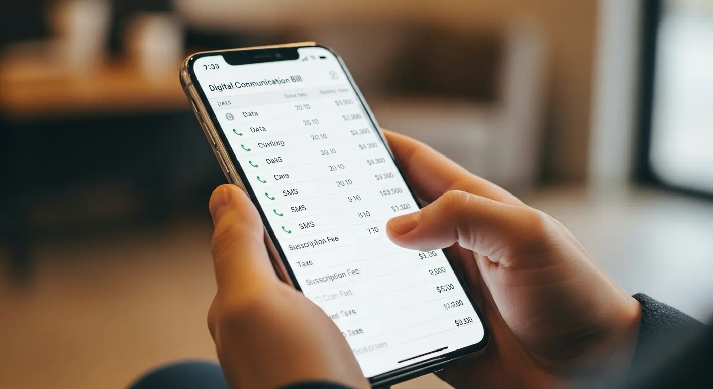 스마트폰 통신비 환급 조회 화면