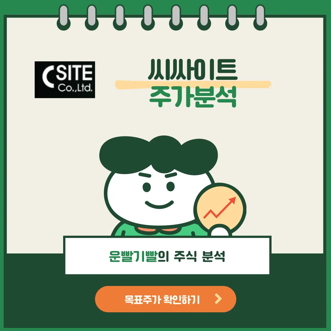 씨싸이트 주가분석