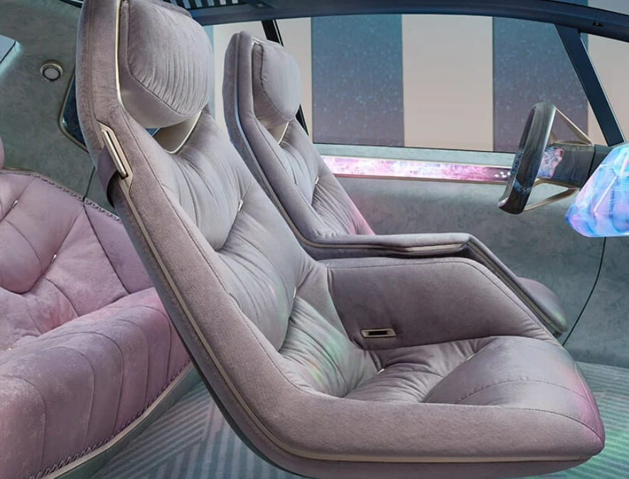 탄소 배출 저감 BMW의 100% 원형 자동차 VIDEO: Form follows CO2 footprint for design of BMW i vision circular electric car