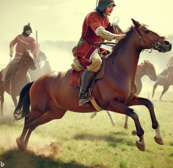 16세기 영국의 경마 경기(made by Bing)