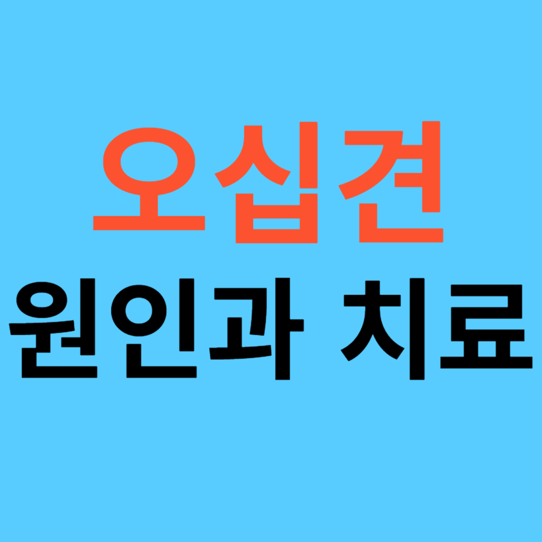 오십견 증상과 원인 치료 방법