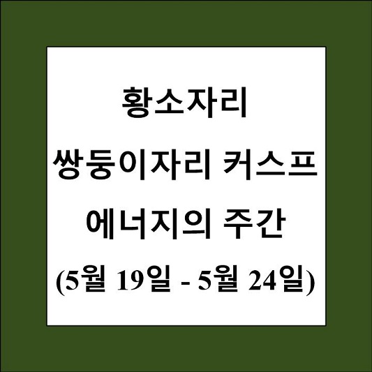 48별자리 황소자리 쌍둥이자리 커스프