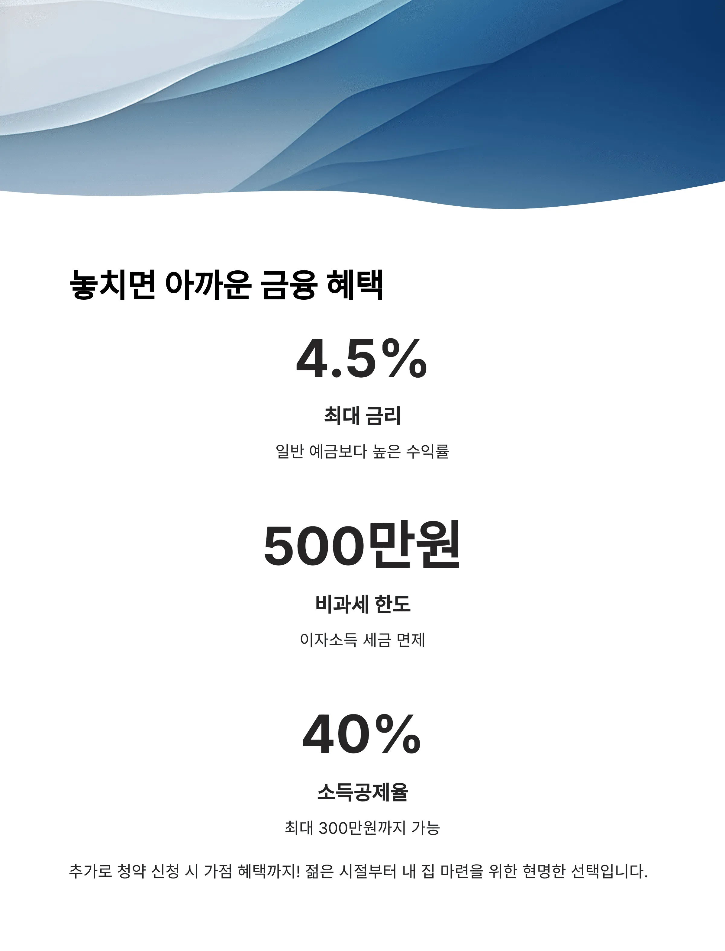 2025 청년주택드림청약통장 개설 조건과 금리