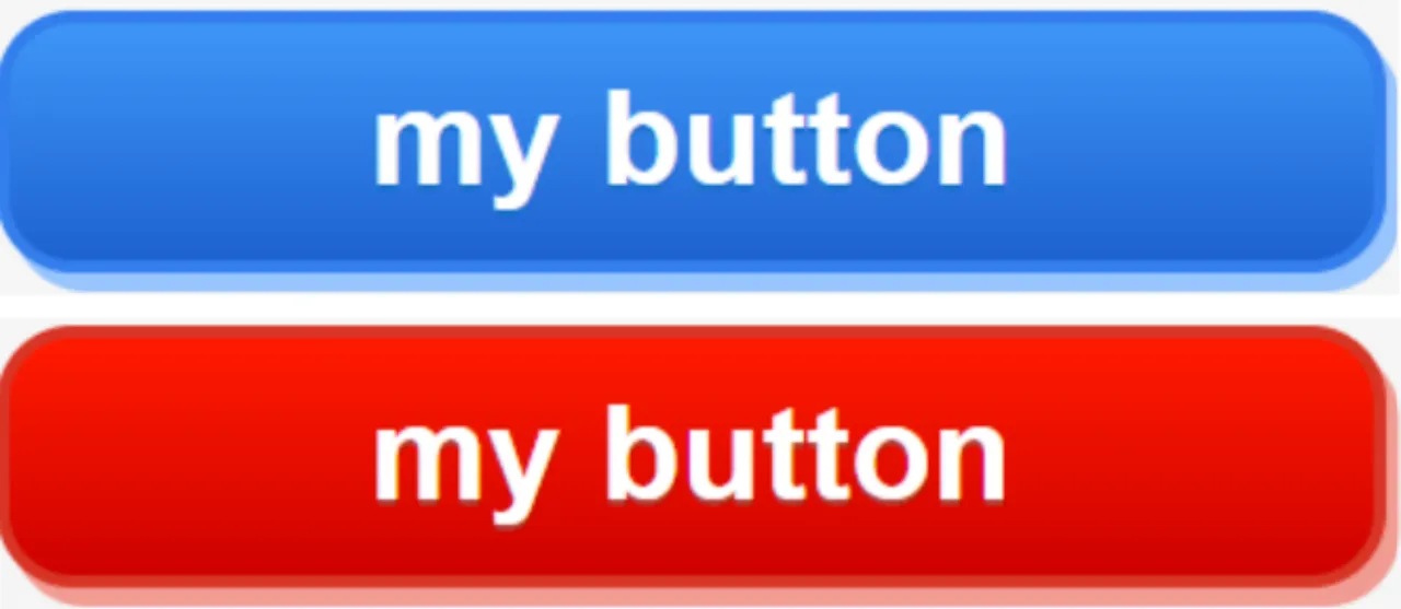위는-파란색-버튼-아래는-빨간색-버튼-모양-안에는 마이-버튼-텍스트
