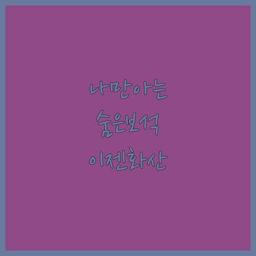현지인만 아는 본도워소 숨은 보석 숙..