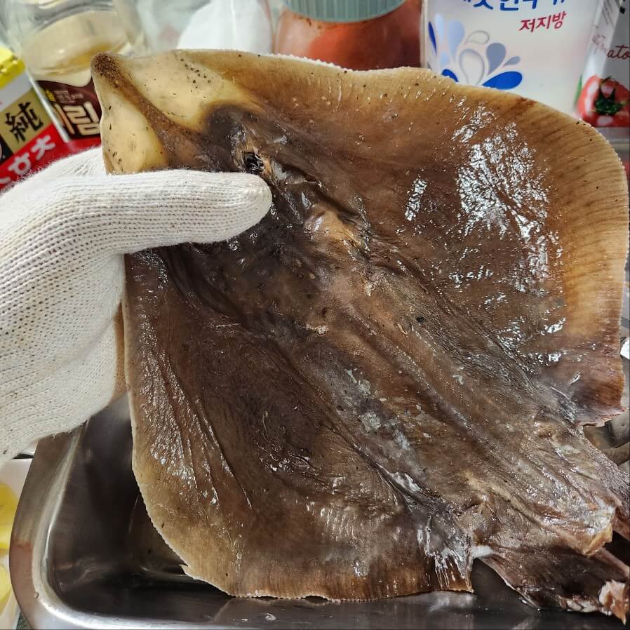 말린 가오리 찜 양념 만드는 방법 천연 콜라겐 효과
