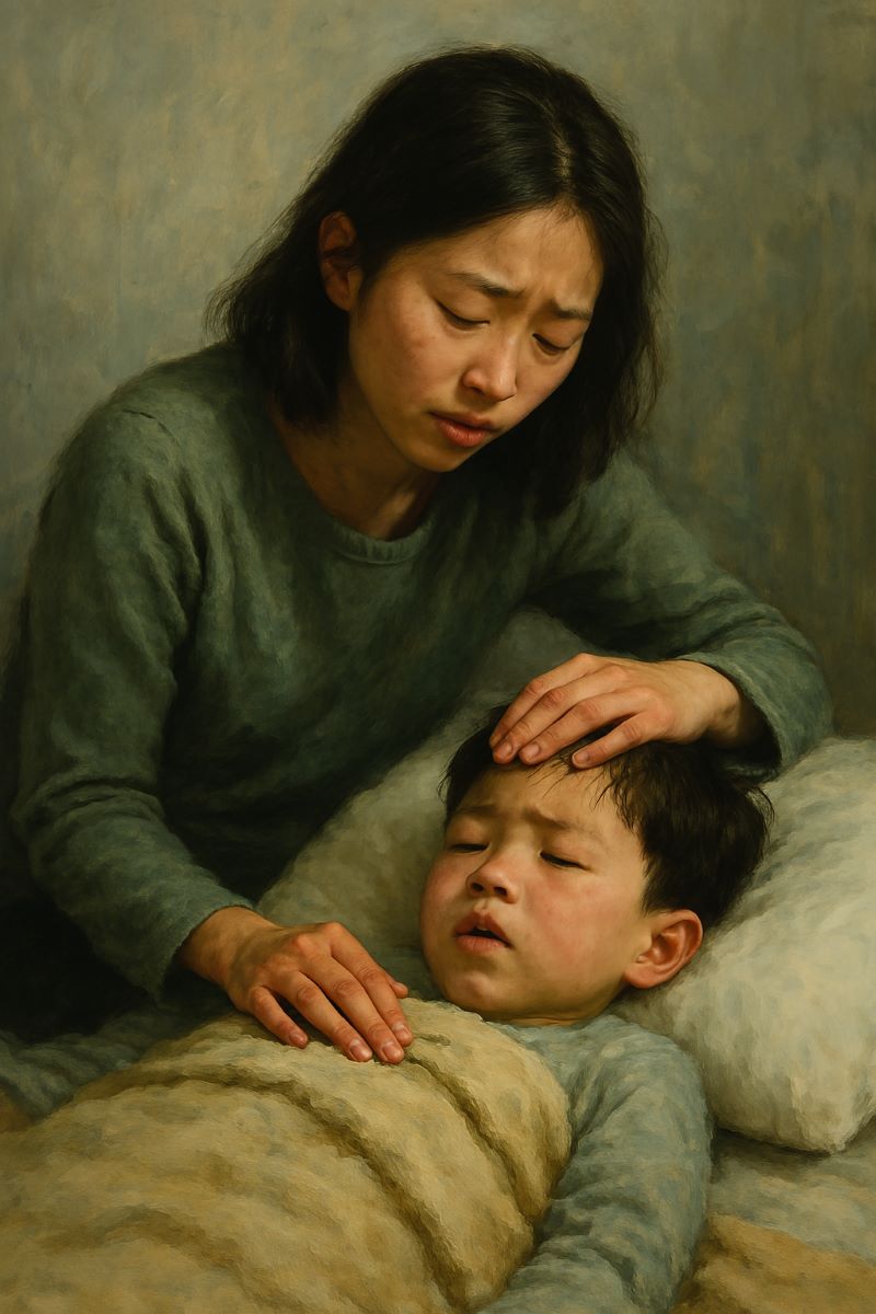 아이가 아픈 꿈 해몽 – 보호 본능의 발현?