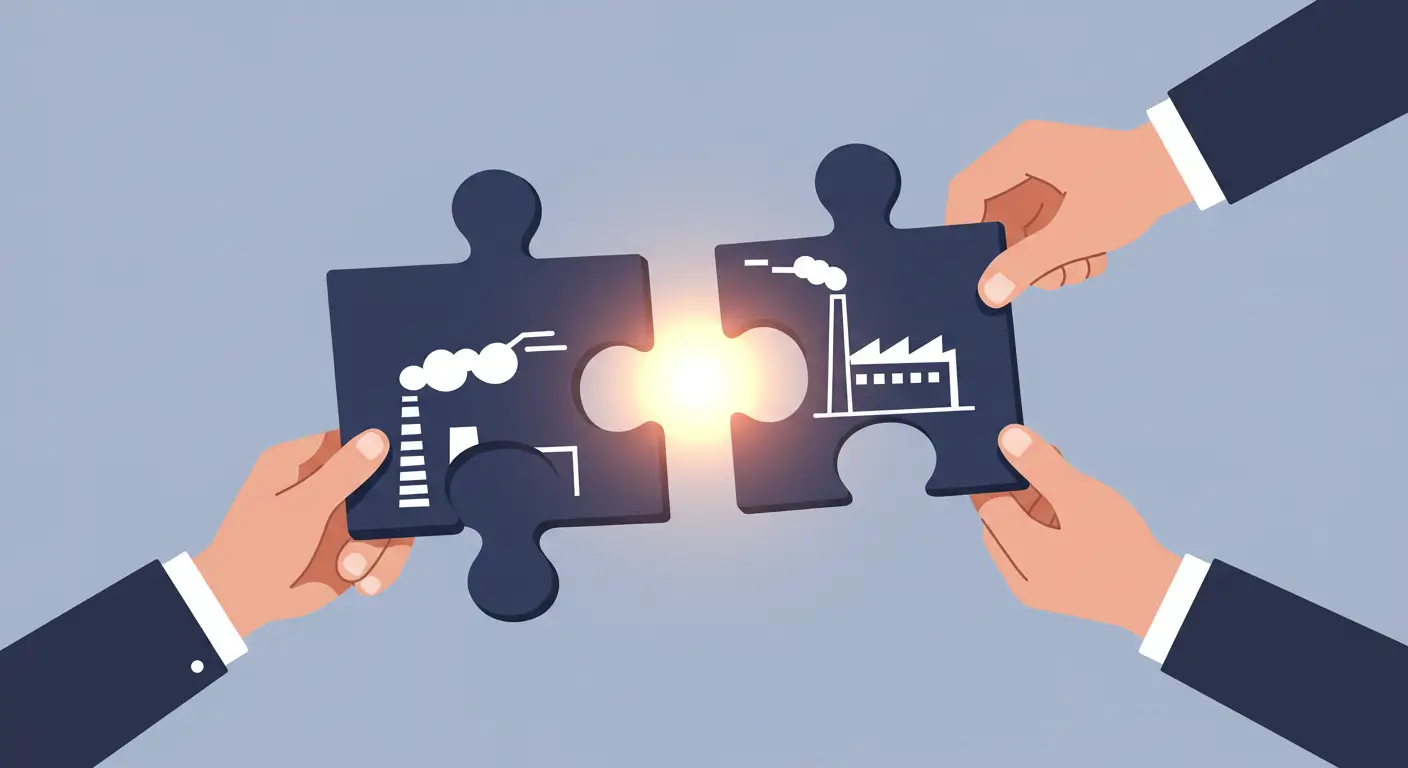 두 회사가 하나로 합쳐지는 인수합병(M&amp;A)의 개념