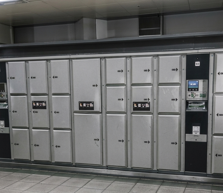 2026 강릉역 내부 물품보관소 무인 코인락커 전경 및 이용 안내