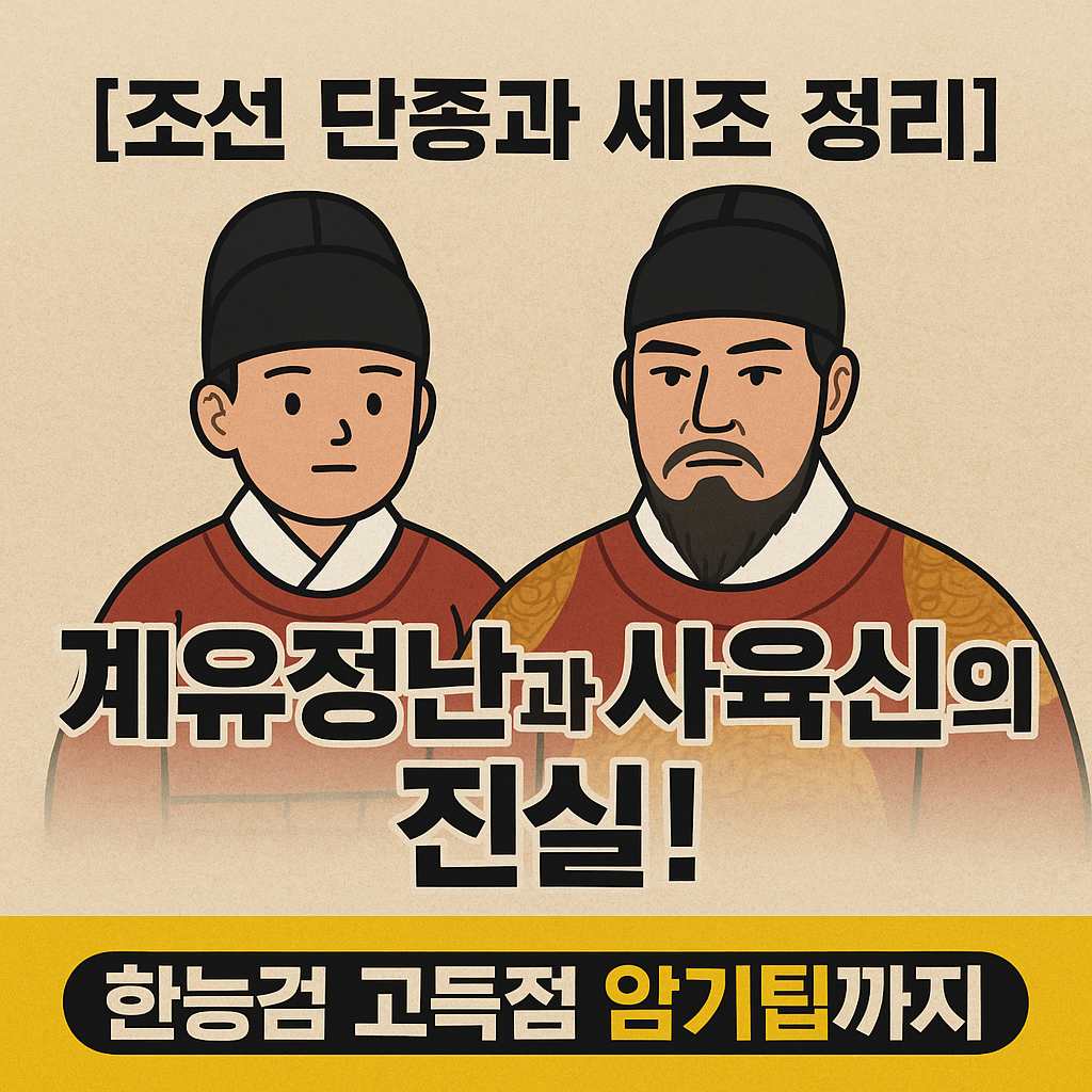 단종과 세조 업적