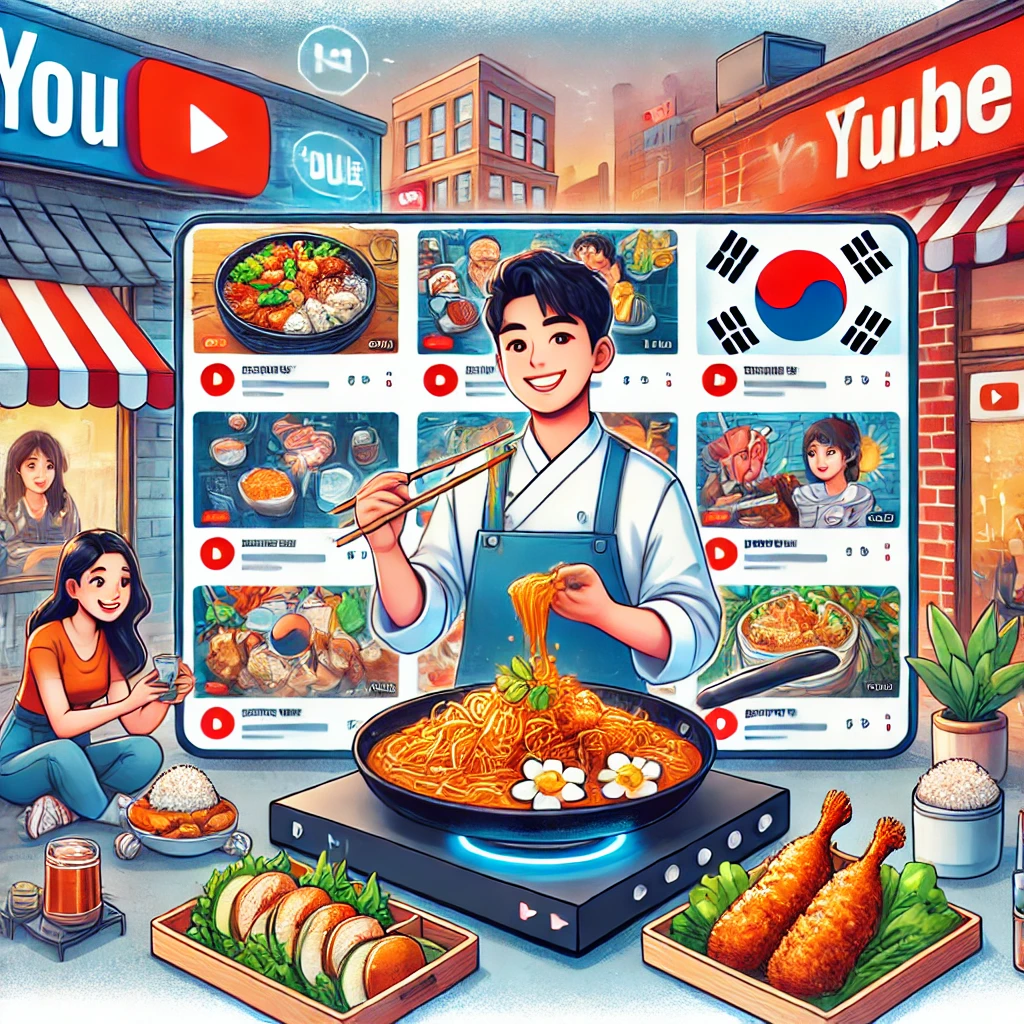 K-푸드 유튜브 관련 사진