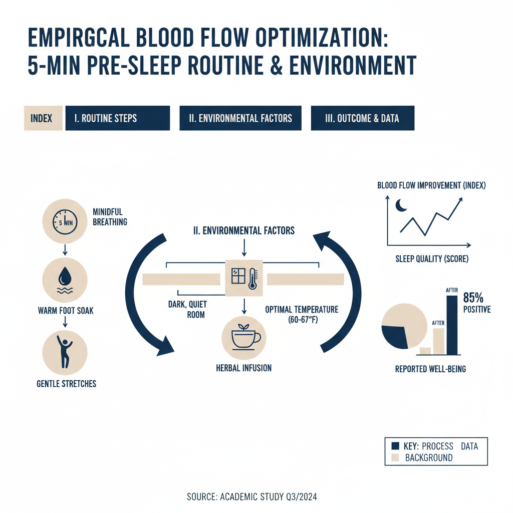 実証的血流改善ケア・寝る前5分ルーティンと環境整備