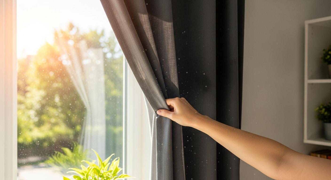 커텐 냄새 제거