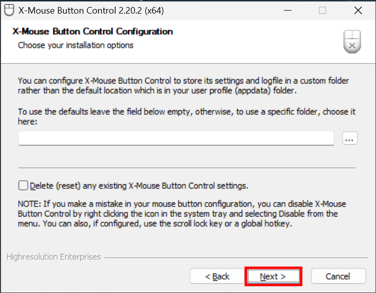 마우스 버튼 원하는 키로 변경 방법4