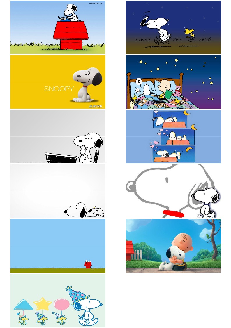 스누피 배경화면 컴퓨터 아이패드 핸드폰 아이폰