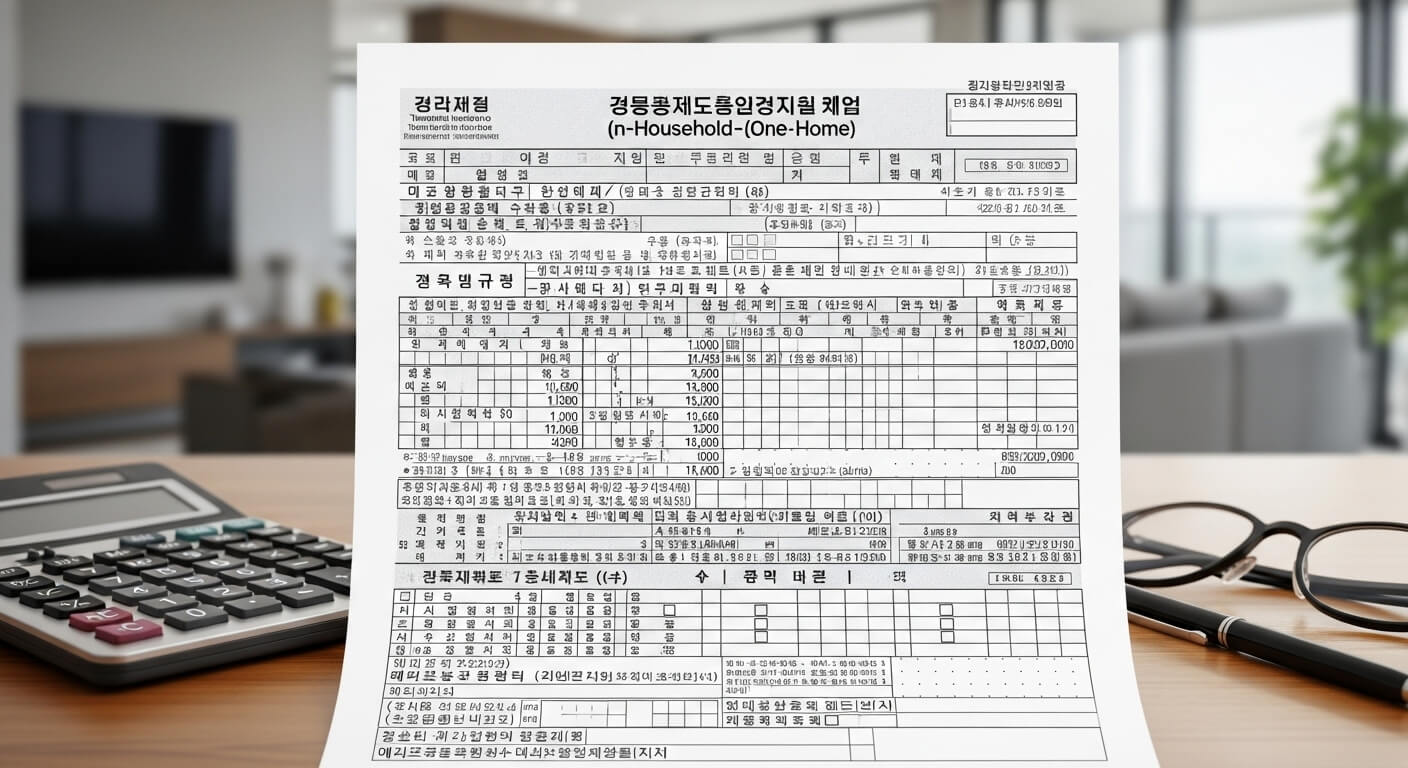 1가구 1주택 양도소득세