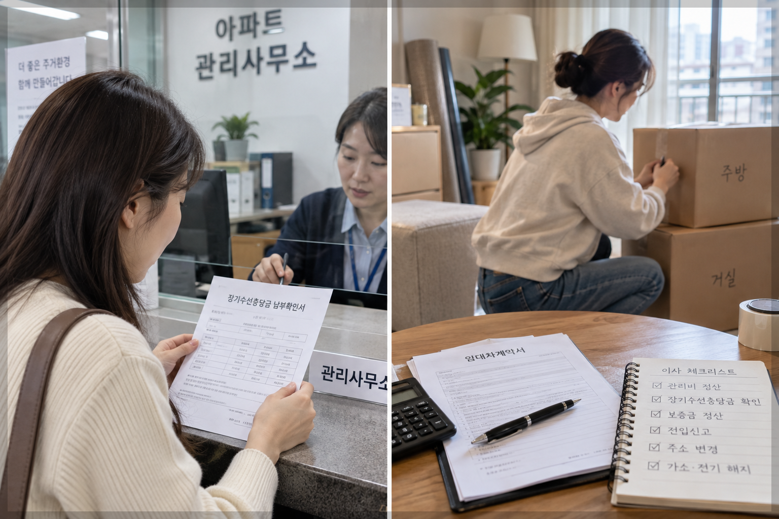 이사할 때 장기수선충당금 돌려받는 법|납부확인서·집주인 청구 순서