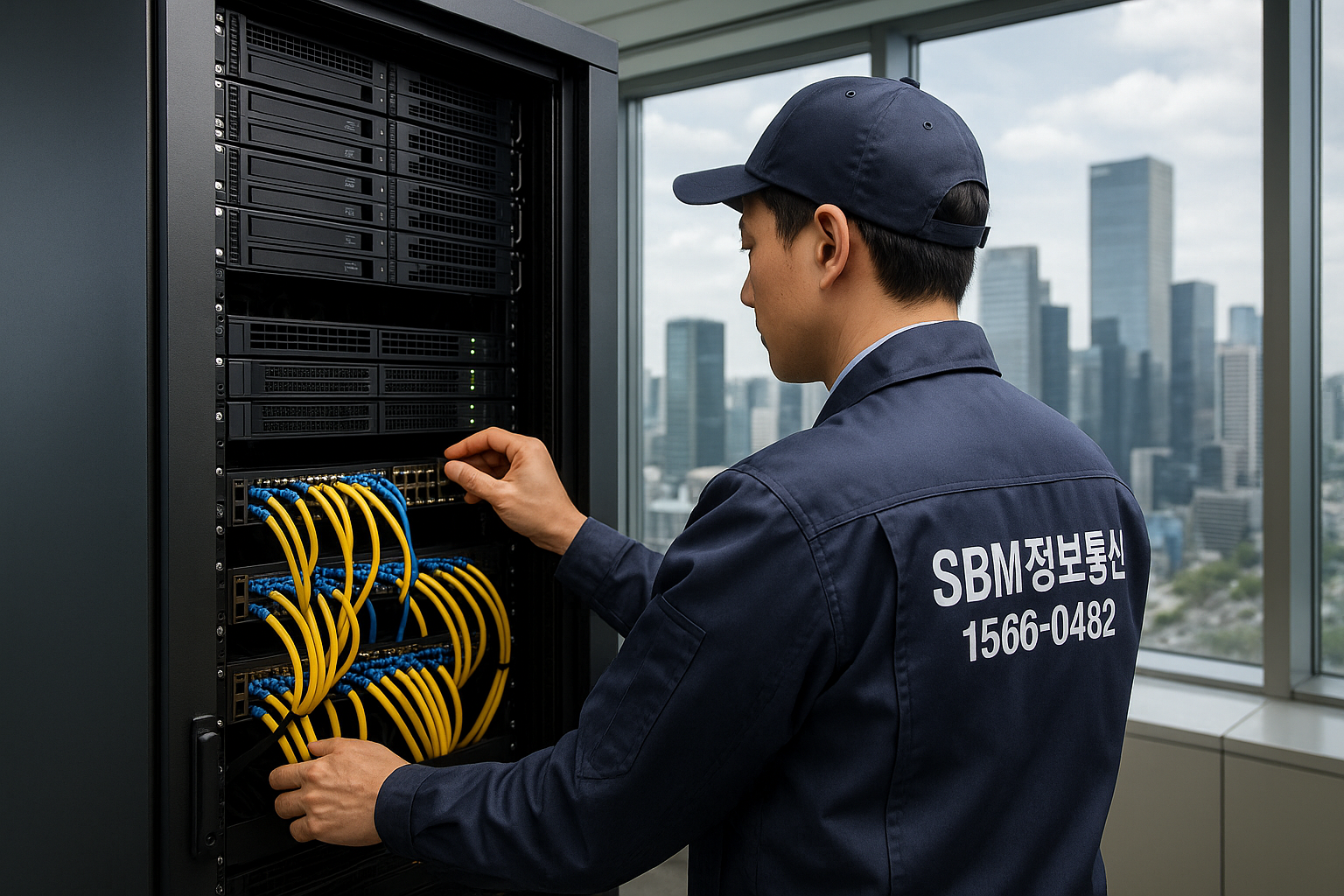 여의도 사무실 랜선공사 - SBM정보통신 1566-0482