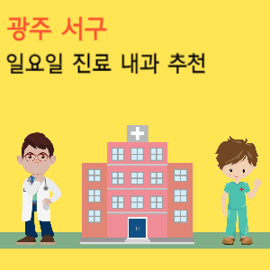 광주 서구 일요일 진료 내과 추천
