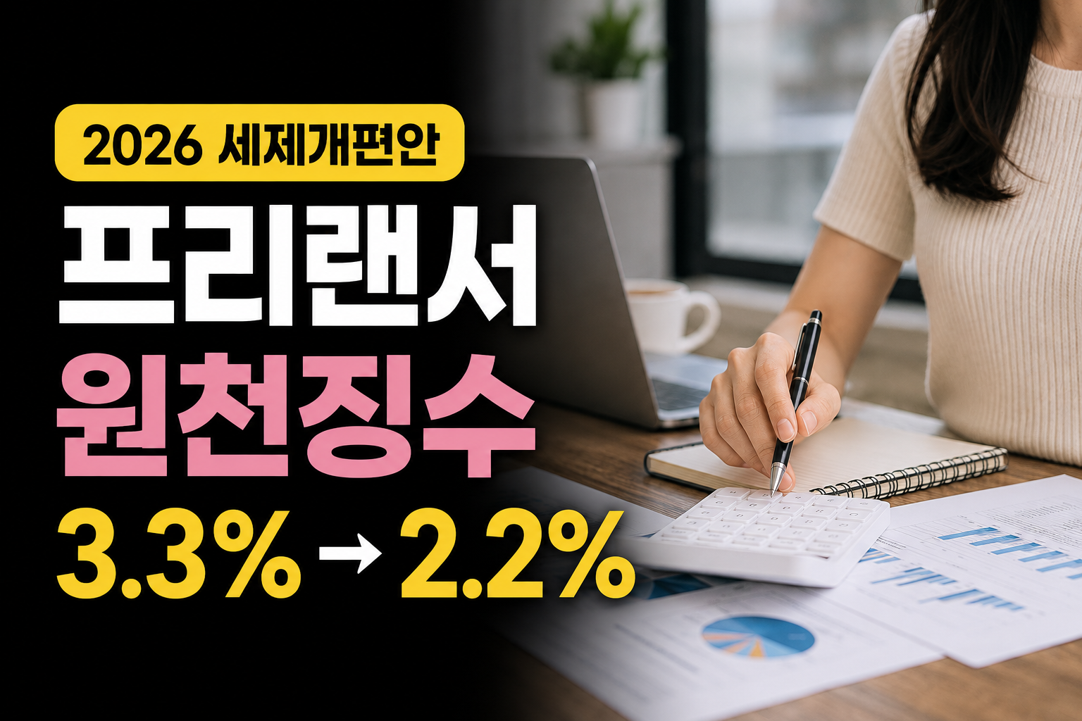 2026년 세제개편안 프리랜서 원천징수