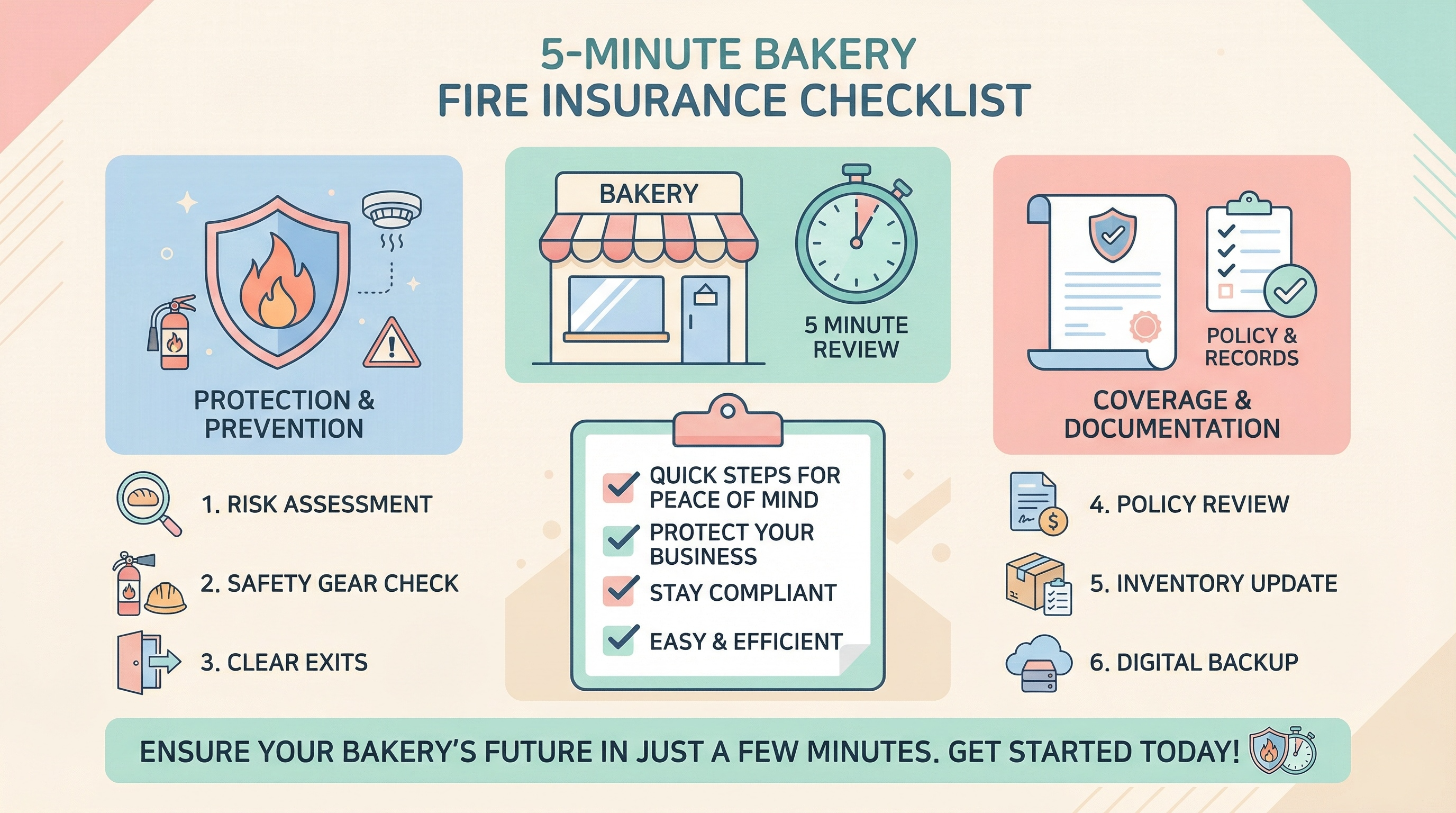 5분이면 끝나는 빵집 화재보험 핵심 체크리스트
