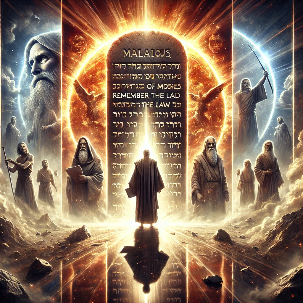 모세의 율법을 기억하라