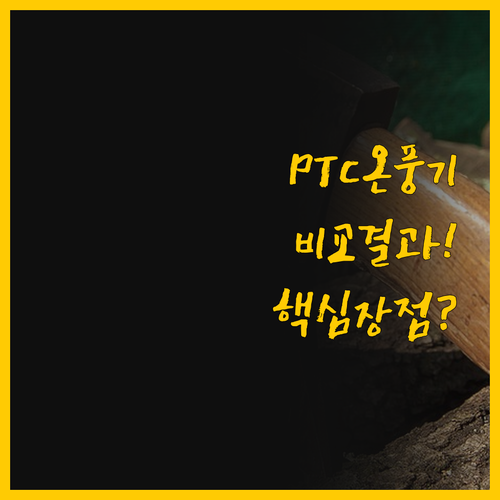 신일 대웅 홈플래닛 PTC 온풍기 비..