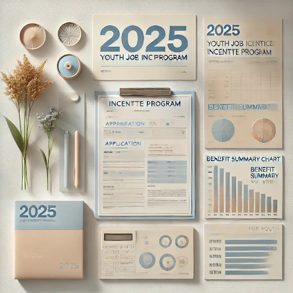 지원금 요약표와 신청서가 정리된 스튜디오컷