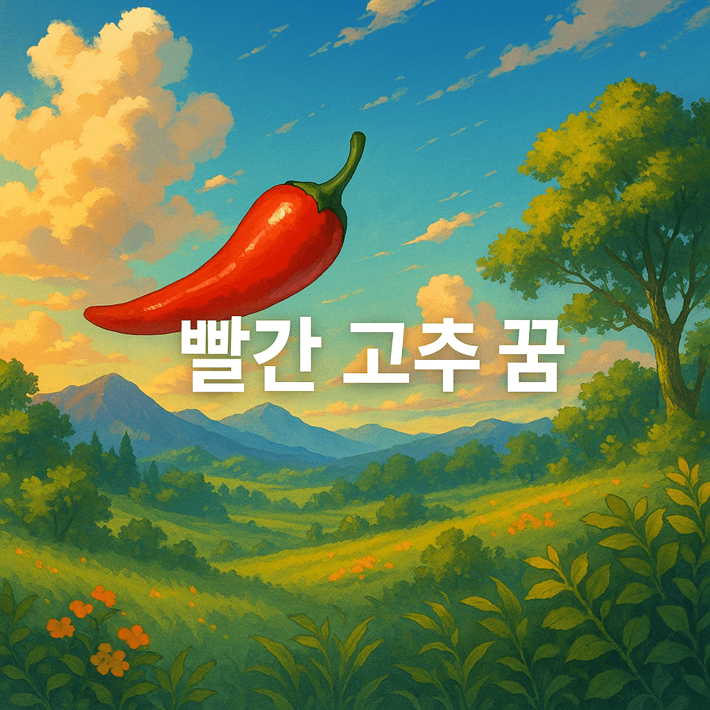 빨간 고추 꿈 해몽