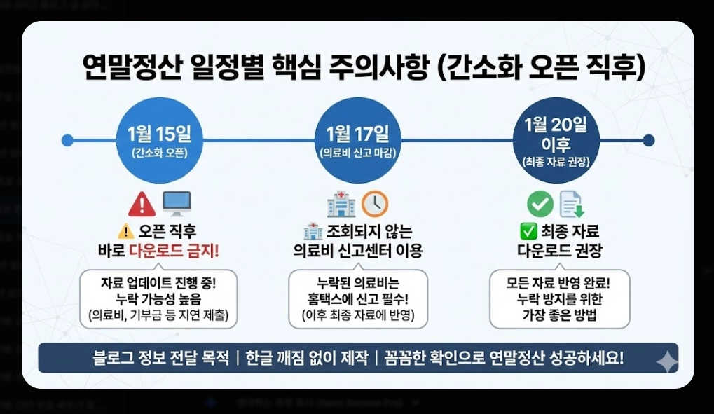 2026년 연말정산 준비 체크리스트 완벽 가이드