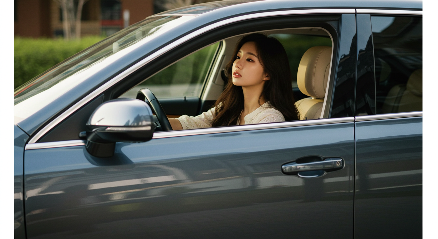 비 오는 날 렌트카