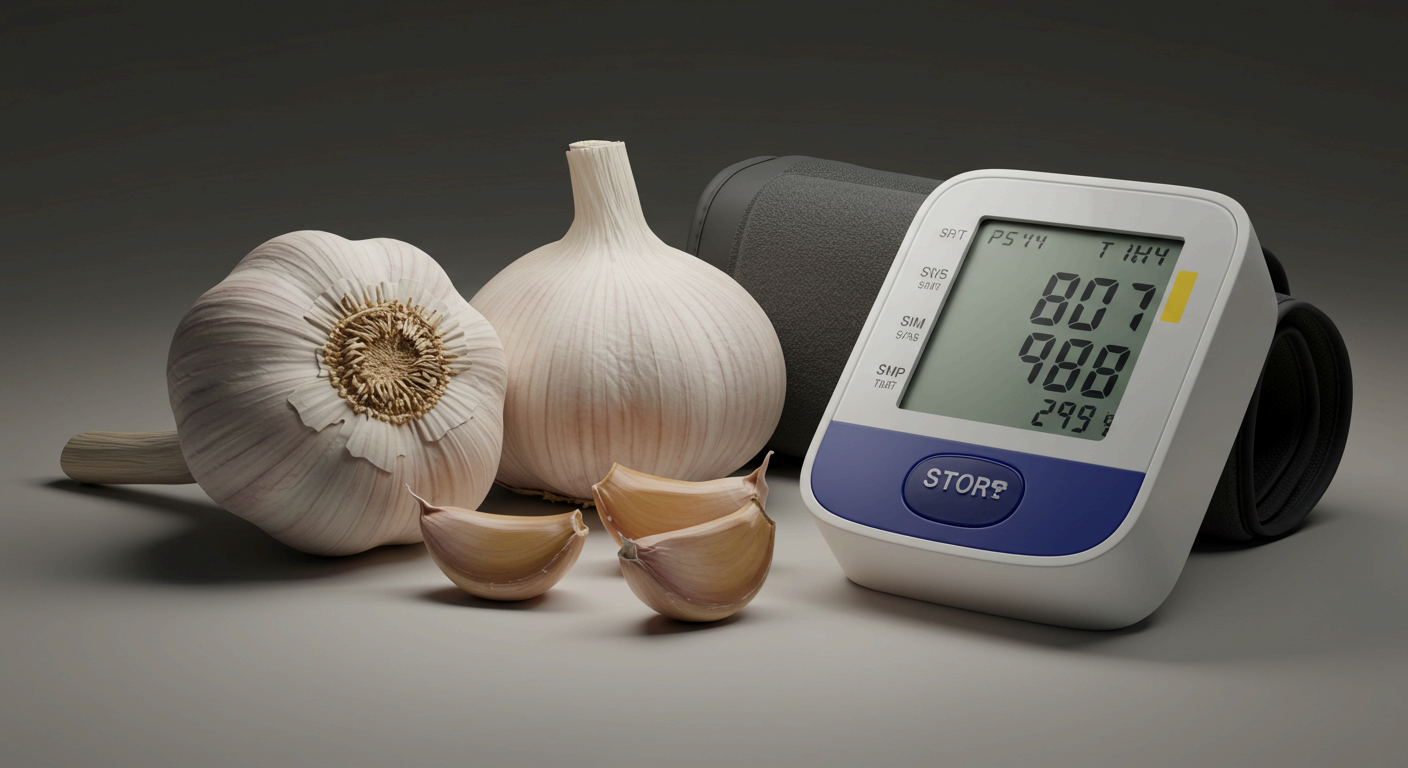 마늘은 혈압을 낮추는 데 도움을 줄 수 있는 천연 식재료입니다.