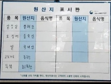 원산지표시