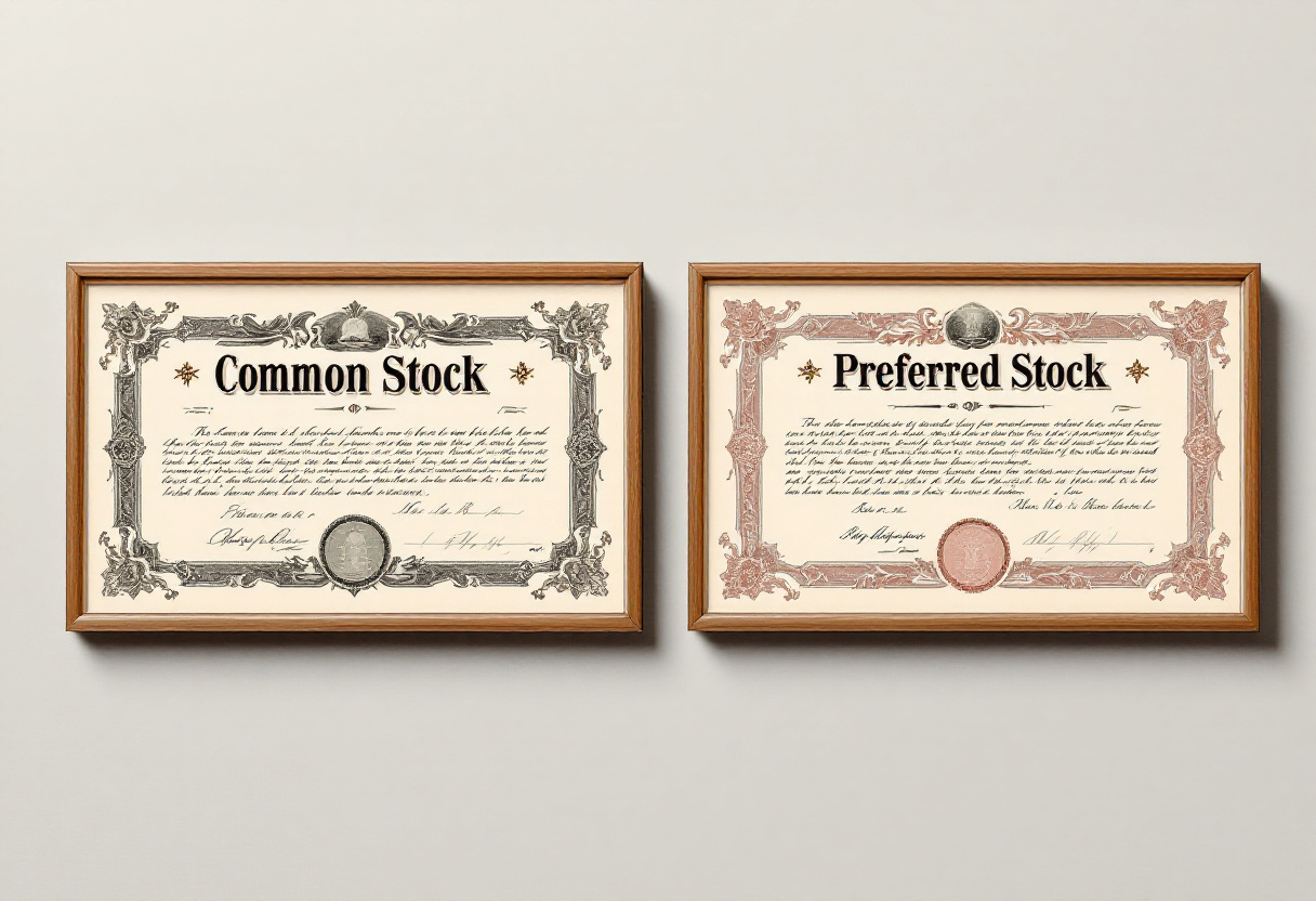 보통주, 우선주 인증패