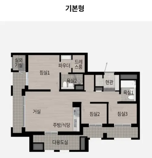 74㎡B-평면도-기본형-사진