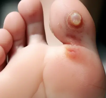 무좀약 바르는 범위