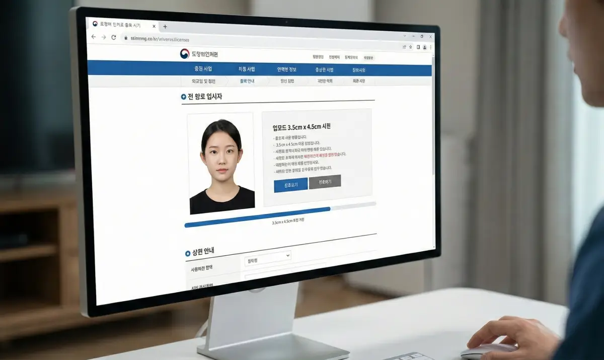 온라인으로 편리하게 사진을 등록하는 과

정입니다.