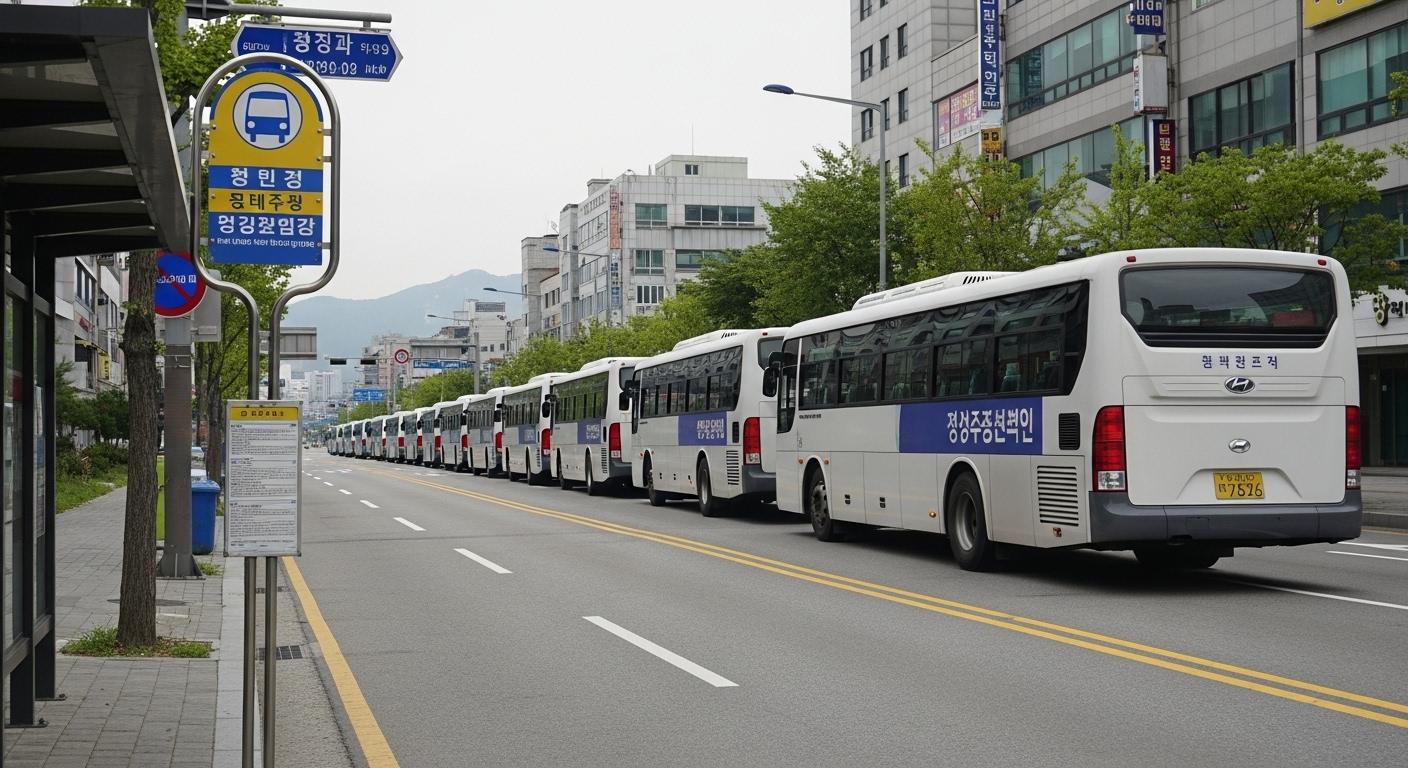 울산 버스 파업 노선