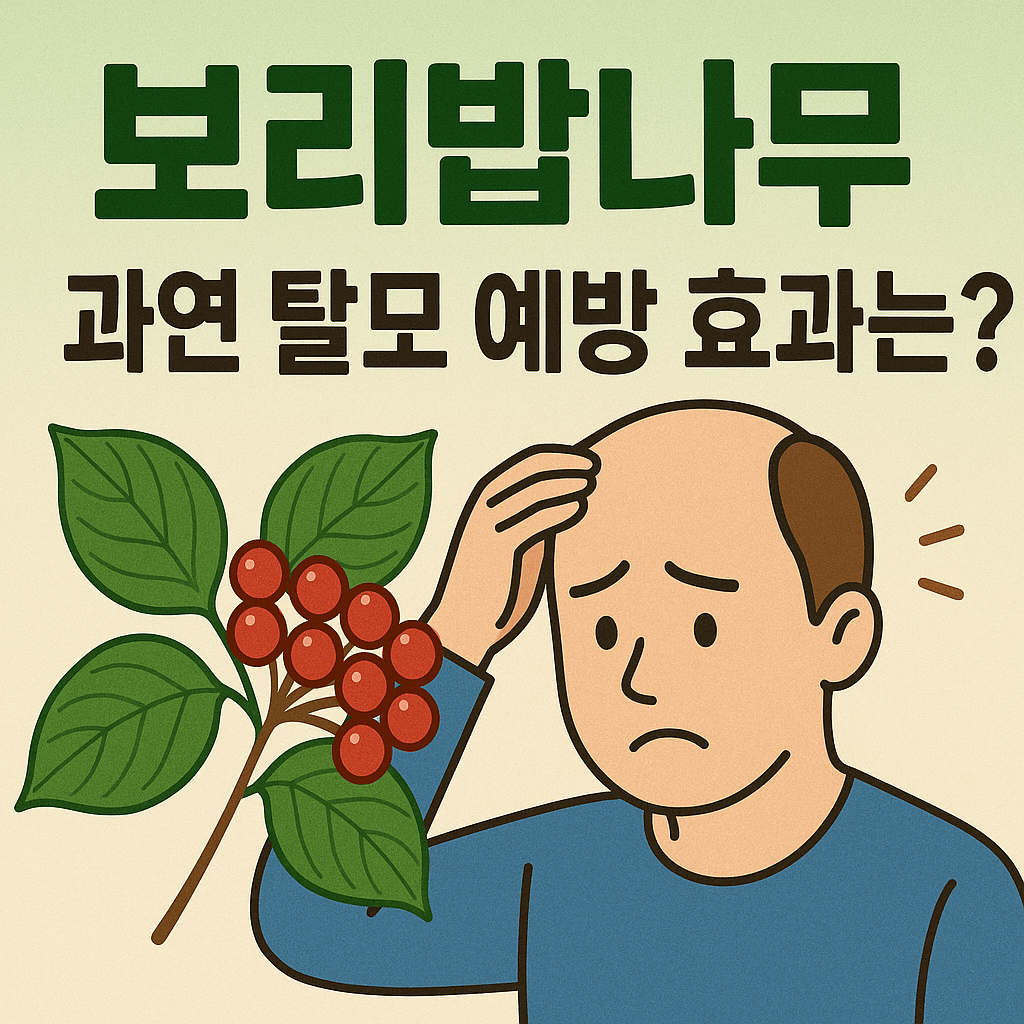 보리밥나무, 과연 탈모 예방 효과는?