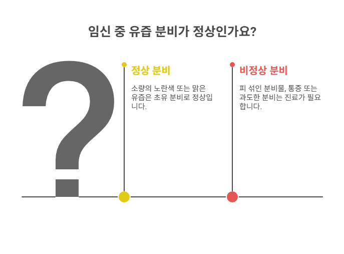 임신 중 유즙이 나와도 괜찮을까? 안전성 체크