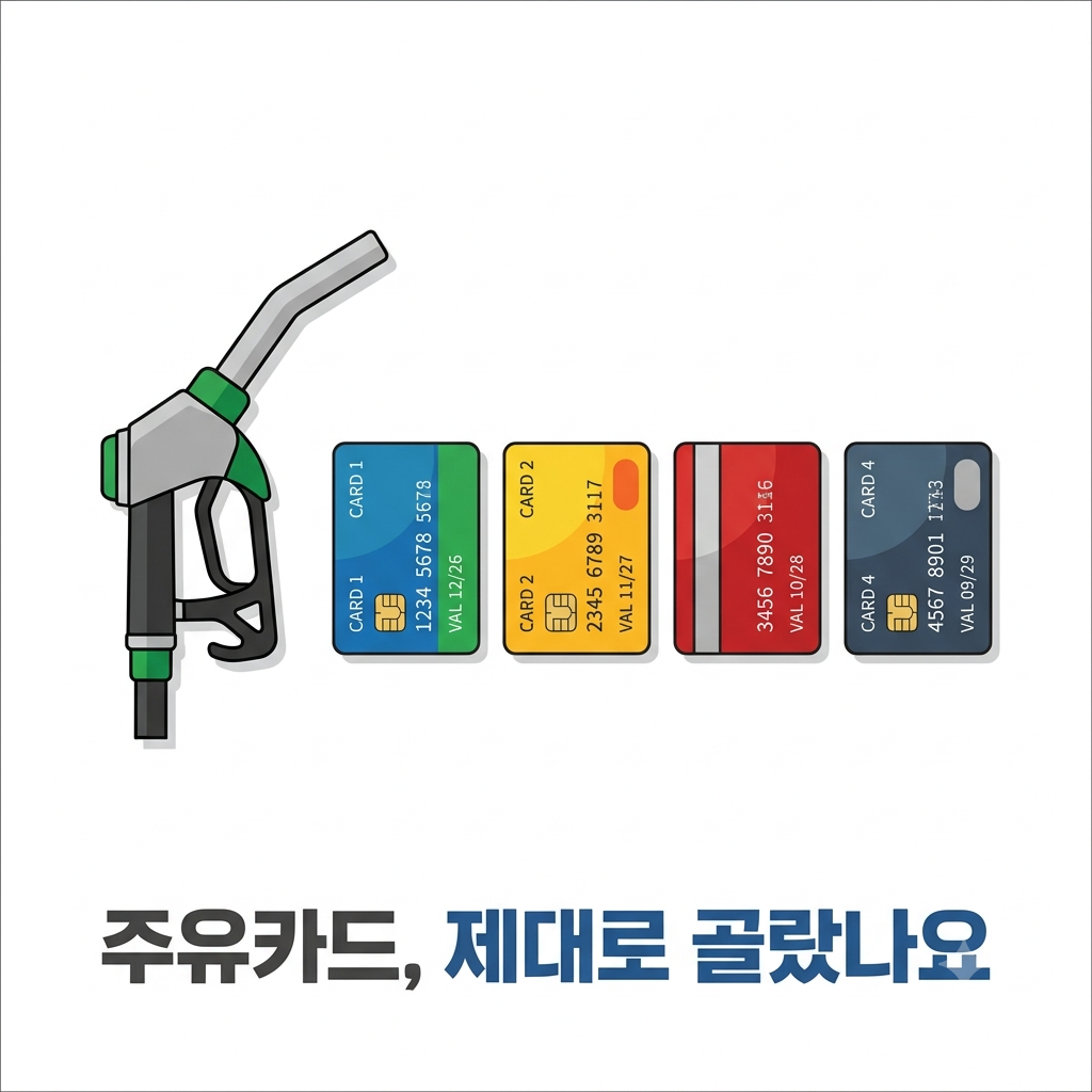 주유카드 정률 정액 할인방식 비교